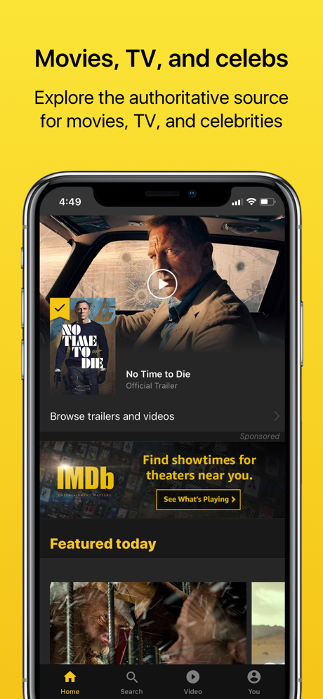IMDb: Movies & TV Shows screenshot on ios