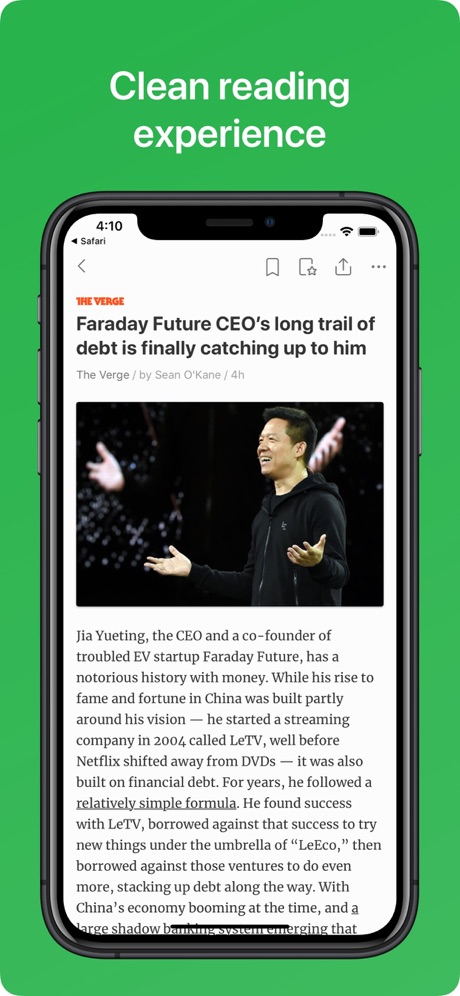 Feedly - Smart News Reader screenshot on ios