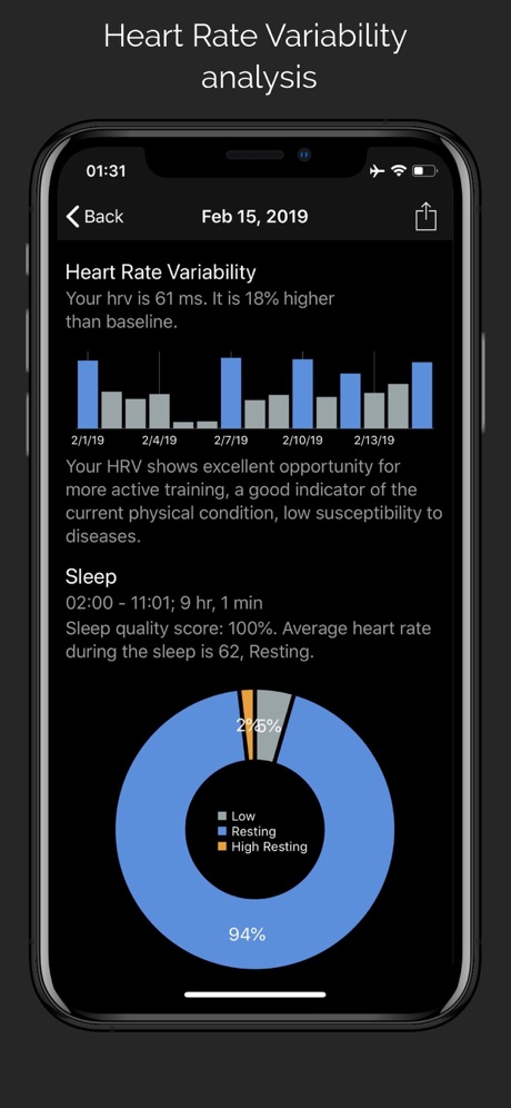 CardioBot - Heart Rate Tracker screenshot on ios