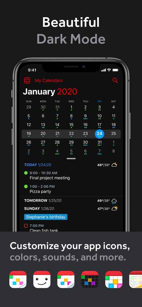 Fantastical - Calendar & Tasks screenshot on ios