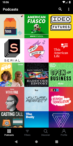 Pocket Casts - Podcast Player screenshot on android