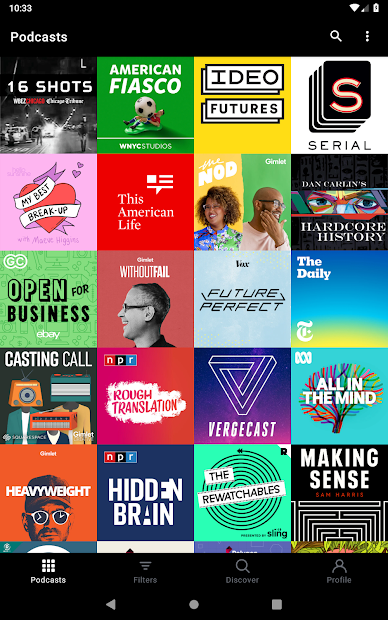 Pocket Casts - Podcast Player screenshot on android
