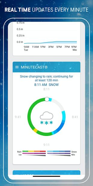 AccuWeather Winter weather alerts & forecast radar screenshot on android