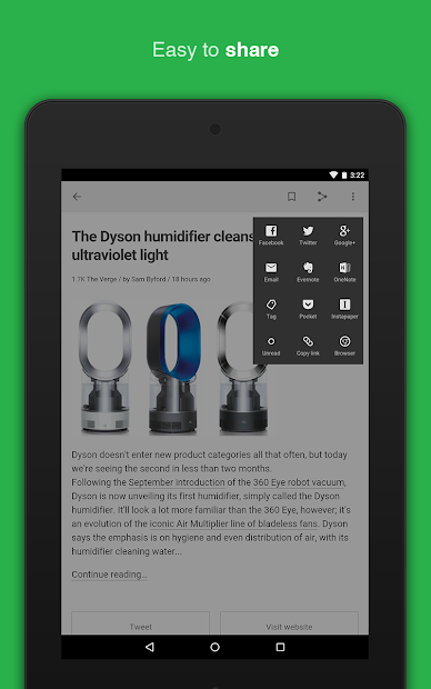 Feedly - Smarter News Reader screenshot on android