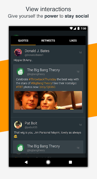 Talon for Twitter screenshot on android