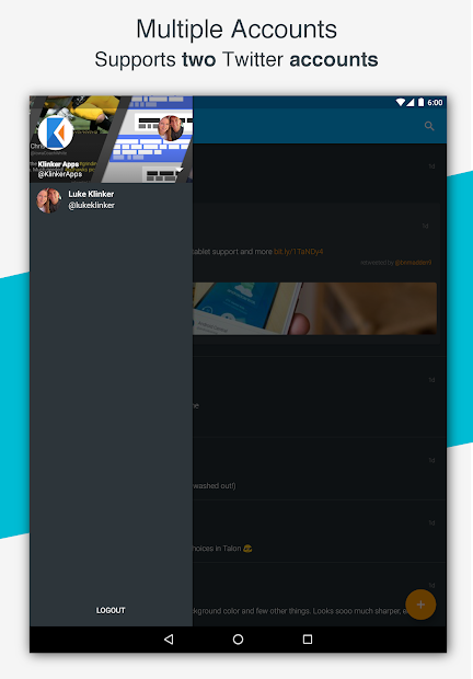 Talon for Twitter screenshot on android