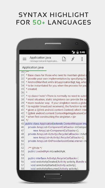 QuickEdit Text Editor - Writer & Code Editor screenshot on android