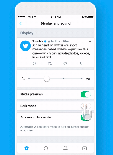 Twitter screenshot on web